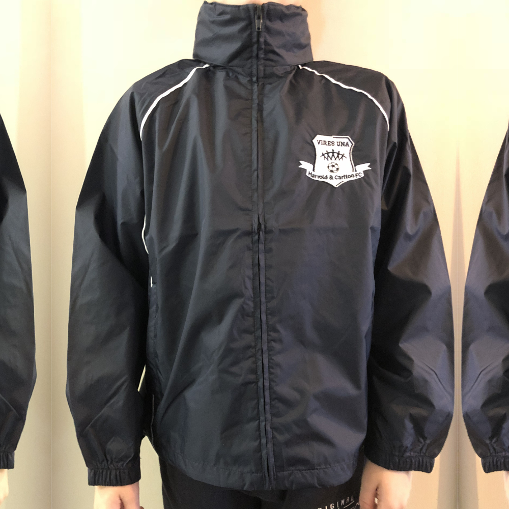 HCFC Kids Showerproof Jacket with Club Logo | Harrold and Carlton FC